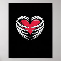 Ed Heart In Skeletal Hands Classic