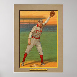 Póster Ed Konetchy Cardinals Baseball 1911
