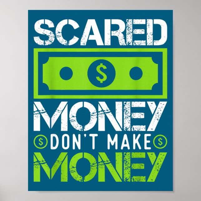 Póster Ed Money Dont Make Money Dollar Cash Graphic Boss  (Frente)