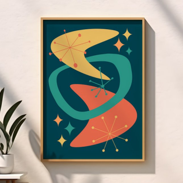 Póster Edad Atómica de Mediados de Siglo 7 Carbón (Subido por el creador)