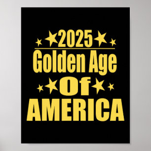 Póster Edad Dorada De América 2025 Trump Presidente Repub