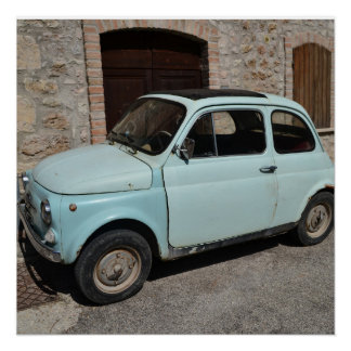 Póster edad Fiat - fotografías 500