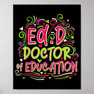 Póster Edd doctor en educación - para doctor en educación