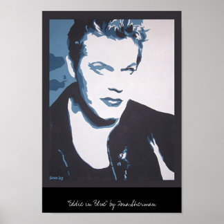 Póster Eddie de azul