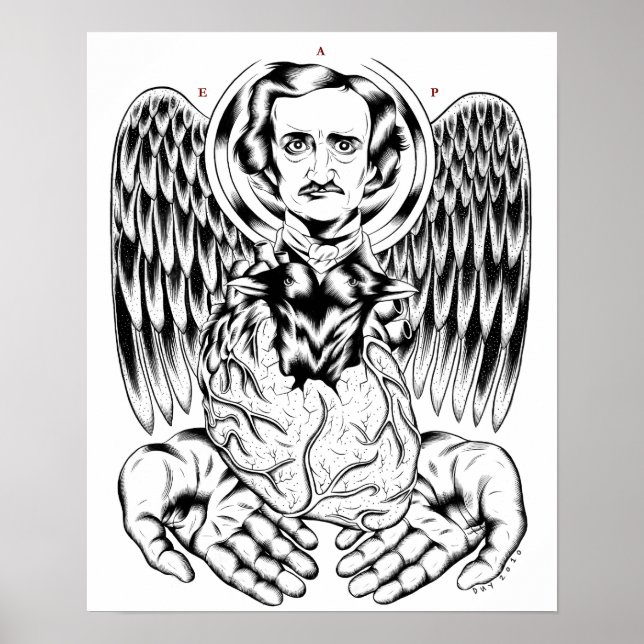 Póster Edgar Allan Poe (Frente)