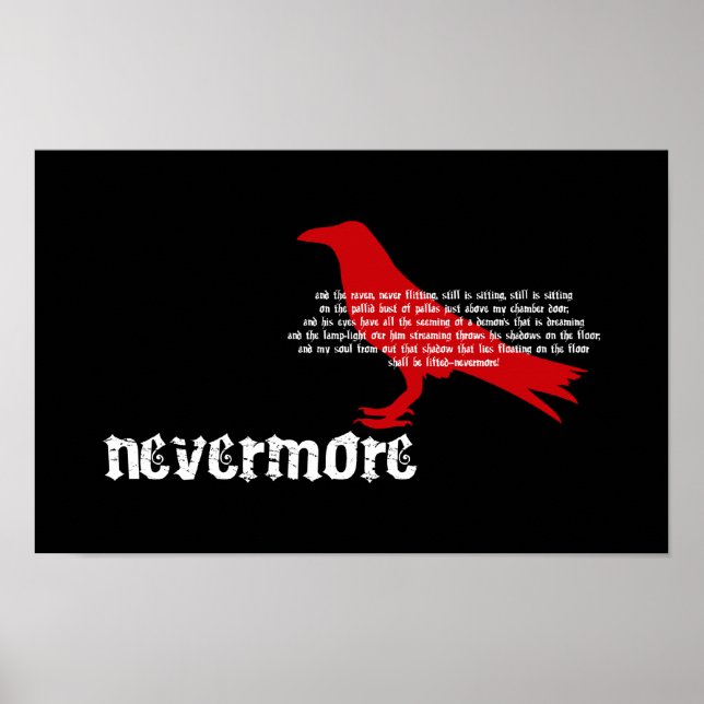 Póster Edgar Allan Poe Poster (Frente)