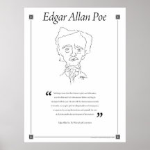 Edgar Allan Poe, Poster de Citas Escritas