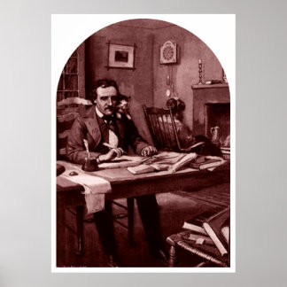 Póster Edgar Allan Poe print number 6