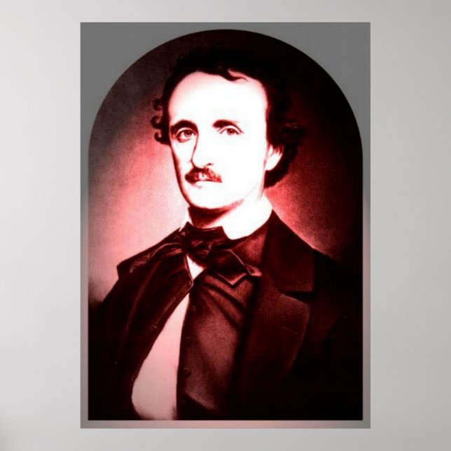 Póster Edgar Allan Poe print two (Frente)