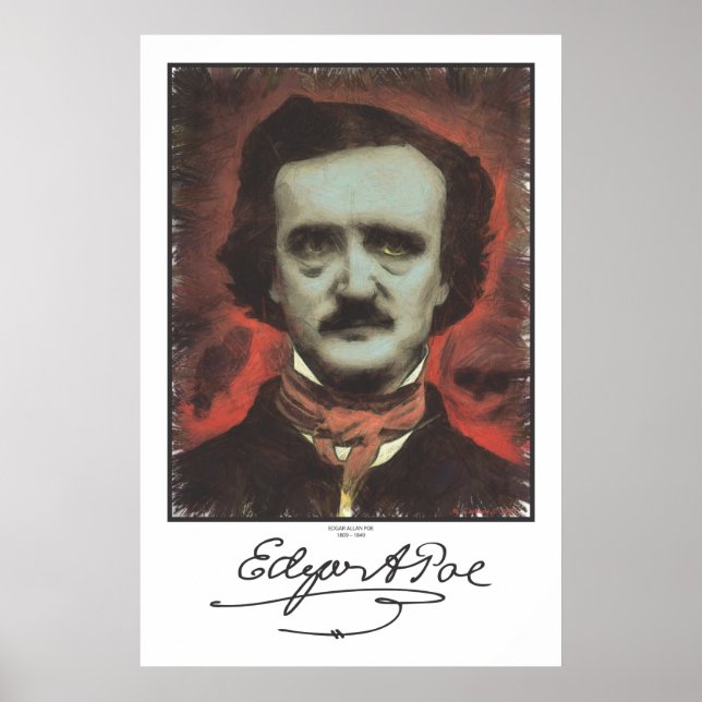 Póster Edgar Allen Poe (Frente)