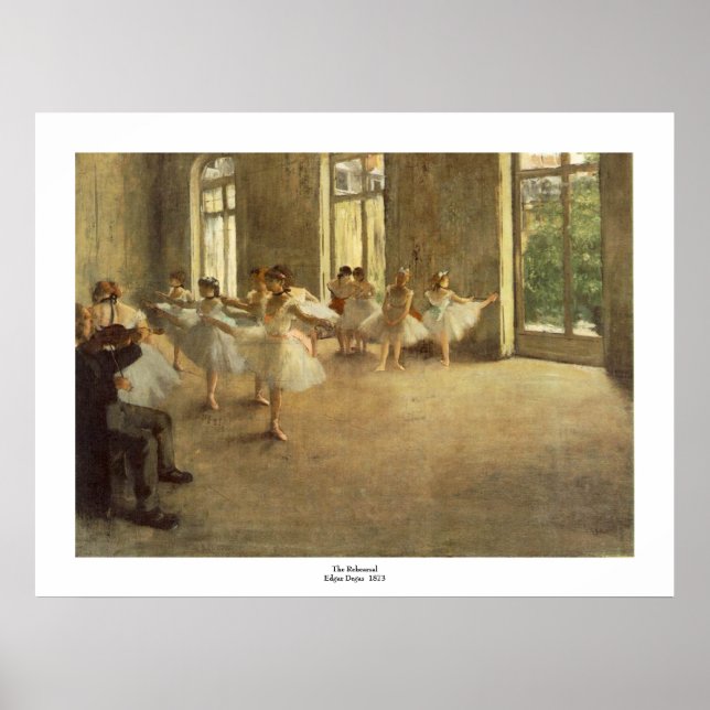 Póster Edgar Degas (Frente)