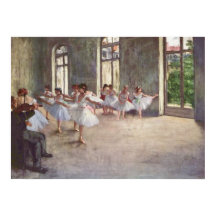Edgar Degas - Aceite para ensayo de ballet de clas