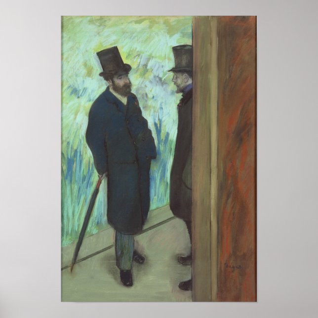Póster Edgar Degas | Amigos del teatro (Frente)