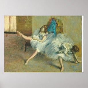 Póster Edgar Degas Antes del ballet, 1890-1892