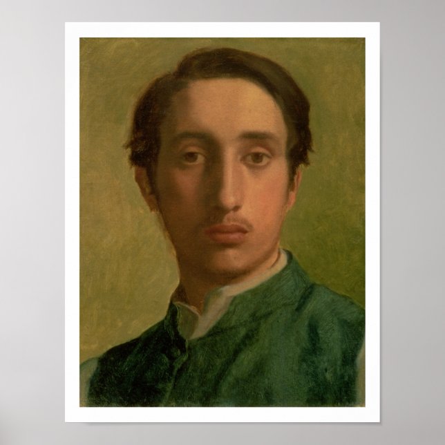 Póster Edgar Degas | Autorretrato (Frente)