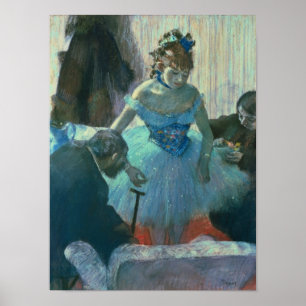 Póster Edgar Degas   Bailarina en su vestidor