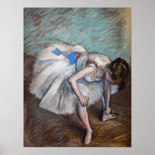 Póster Edgar Degas - Bailarina sentada
