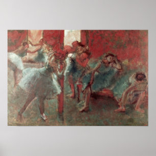 Póster Edgar Degas   Bailarinas en ensayo, 1895-1998