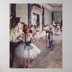 Póster Edgar Degas - Bailarines de lona de aceite de clas