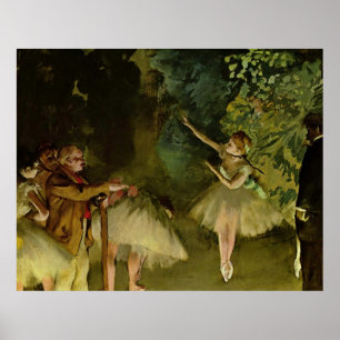 Póster Edgar Degas - Ballet 1875 Dancer Dance girls tutu