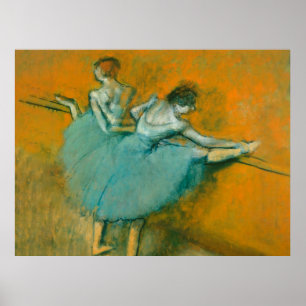Póster Edgar Degas Dancers at the Bar pintura obra de art