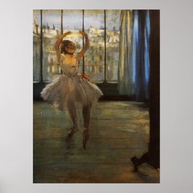 Póster Edgar Degas Danseuse posant chez un photogrape (Frente)