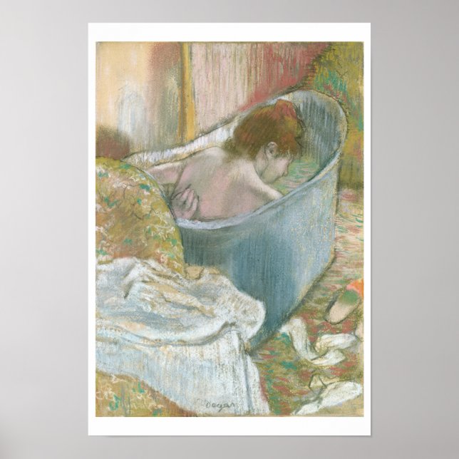 Póster Edgar Degas | El Baño (Frente)
