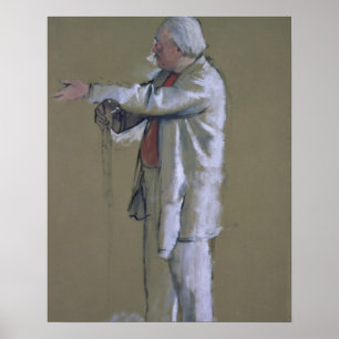 Póster Edgar Degas el   el amo del ballet, 1875 (pastel)