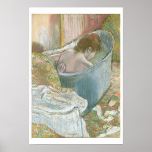 Póster Edgar Degas el   el baño