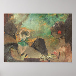 Póster Edgar Degas el   el Loge, c.1883