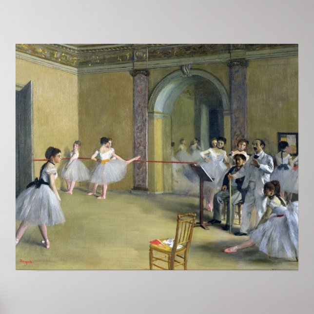 Póster Edgar Degas | El Foyer de Baile de la Ópera (Frente)