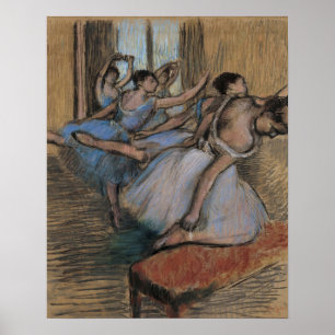 Póster Edgar Degas el   los bailarines