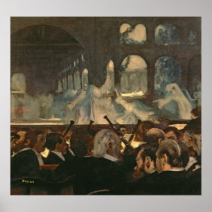 Póster Edgar Degas   Escena de ballet, ópera de Meyerbeer