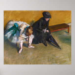 Póster Edgar Degas - Esperando