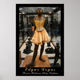Póster Edgar Degas: Estudio de bronce de la bailarina