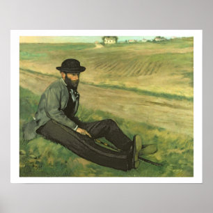 Póster Edgar Degas Eugene Manet