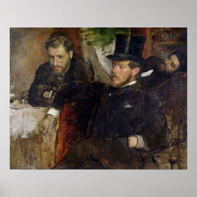 Póster Edgar Degas | Jeantaud, Linet y Laine, 1871 (Frente)