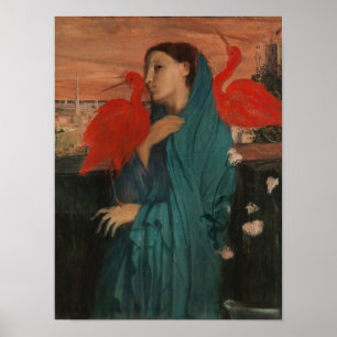 Póster Edgar Degas   Joven con Ibis