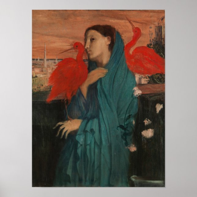 Póster Edgar Degas | Joven con Ibis (Frente)