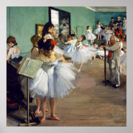 Póster Edgar Degas - La clase de baile