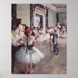 Póster Edgar Degas La Clase De Baile