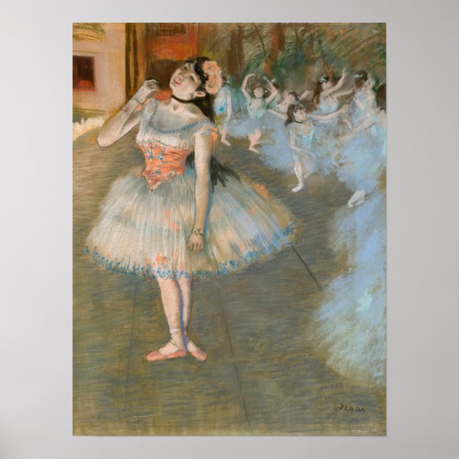 Póster Edgar Degas - La estrella (Frente)