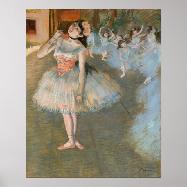 Póster Edgar Degas - La estrella (Frente)