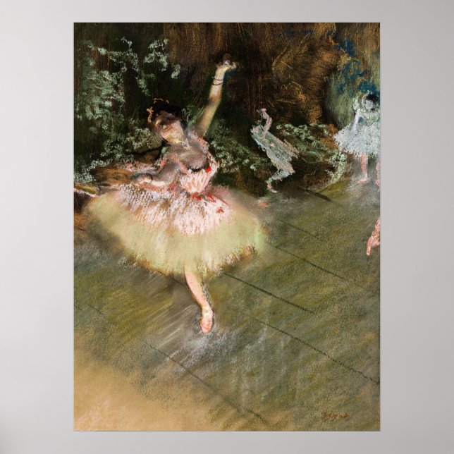 Póster Edgar Degas - La Estrella 1878 (Frente)