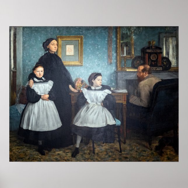 Póster Edgar Degas - La familia Bellelli (Frente)