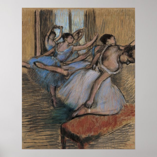 Póster Edgar Degas | Los bailarines (Frente)