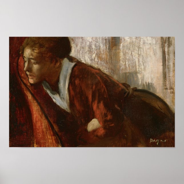 Póster Edgar Degas - Melancholía (Frente)