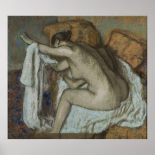Póster Edgar Degas - Mujer Secando Brazo Izquierdo 1884 P