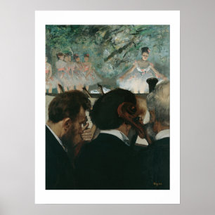 Póster Edgar Degas   Orchestra Musicians