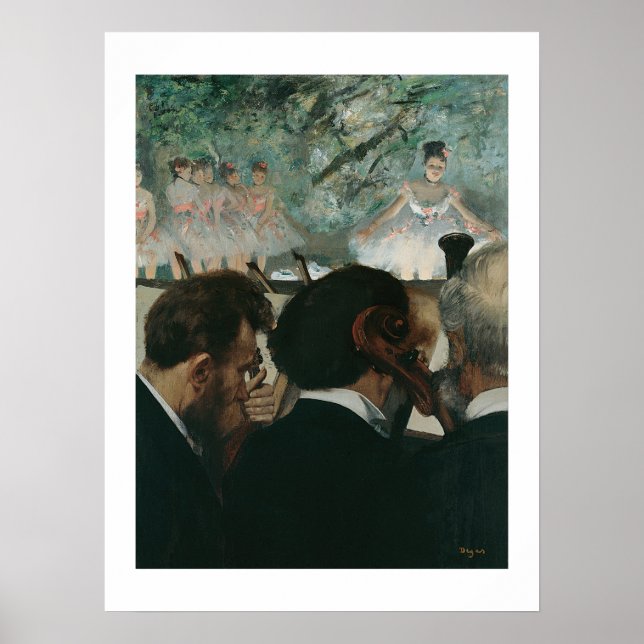 Póster Edgar Degas | Orchestra Musicians (Frente)
